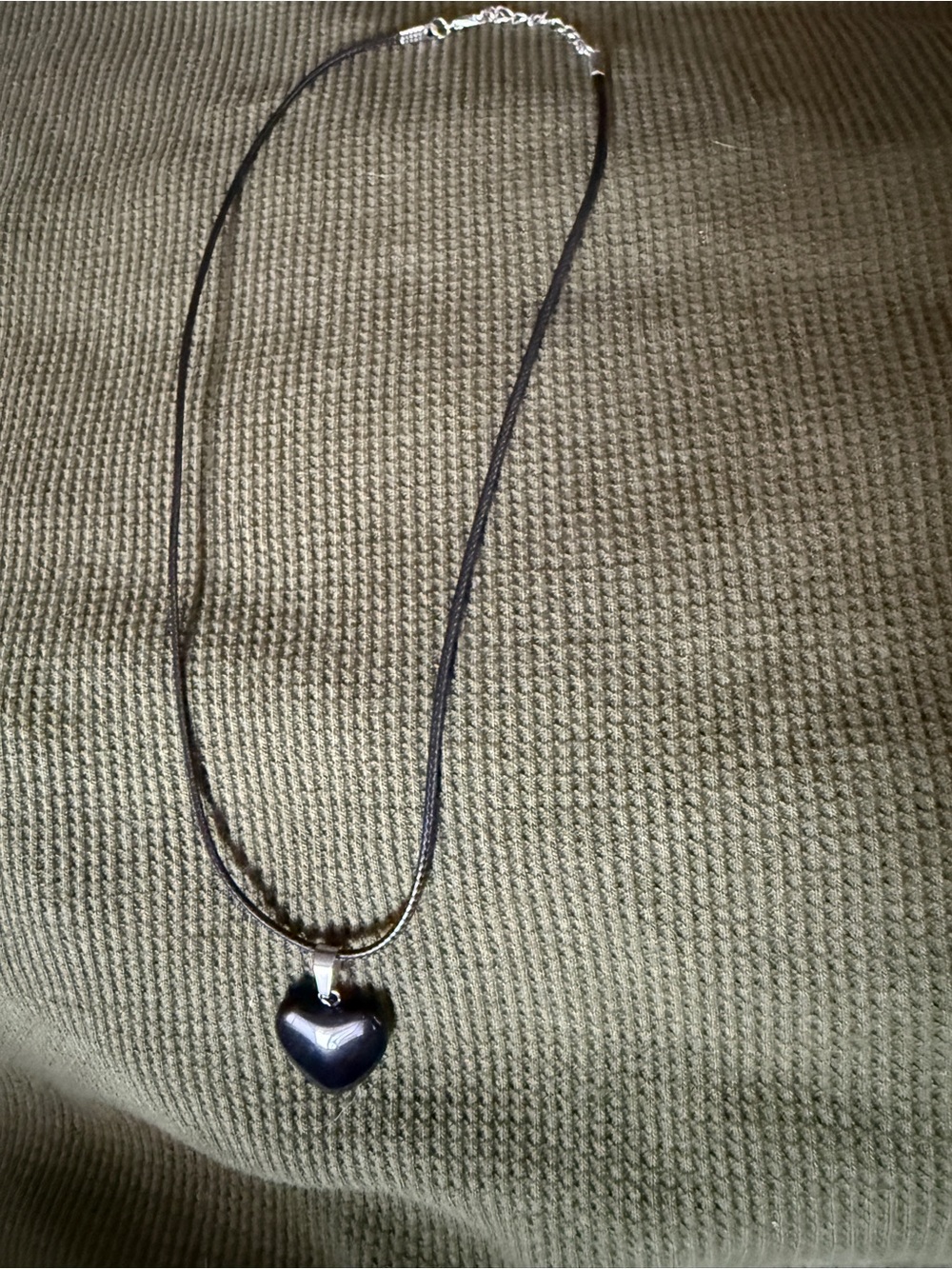 Deep Purple Heart Pendant Necklace - Women Jewelry